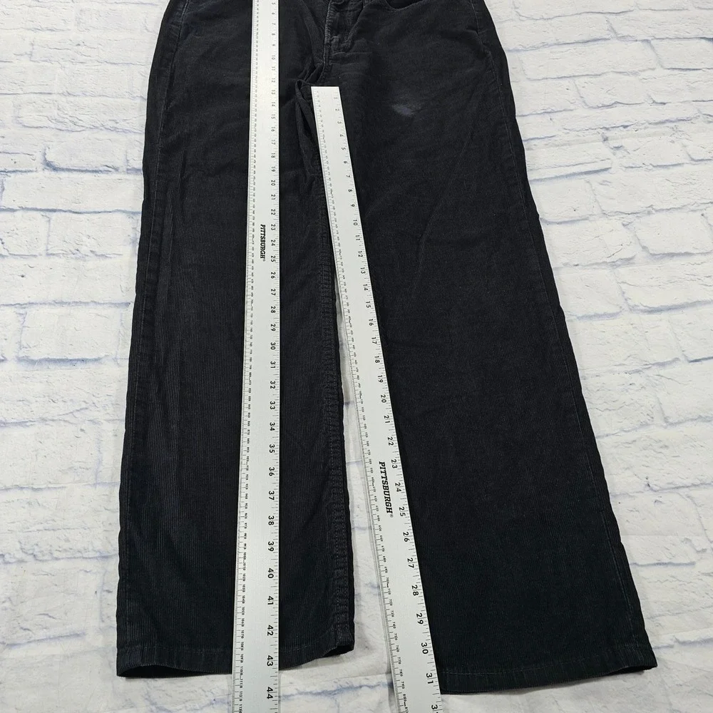 Levis 514 Corduroy Pants Mens 36x32 Black Straight Leg Casual Workwear Ribbed
